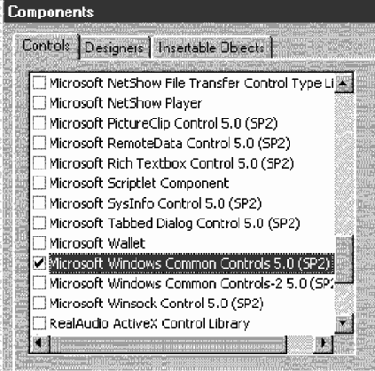   Visual Basic   - Windows Common Controls